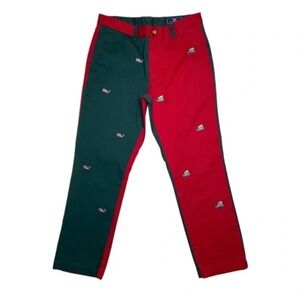 Vineyard Vines Breaker Pant Candy Cane Whales and Christmas Tree Haul 38 x 32
